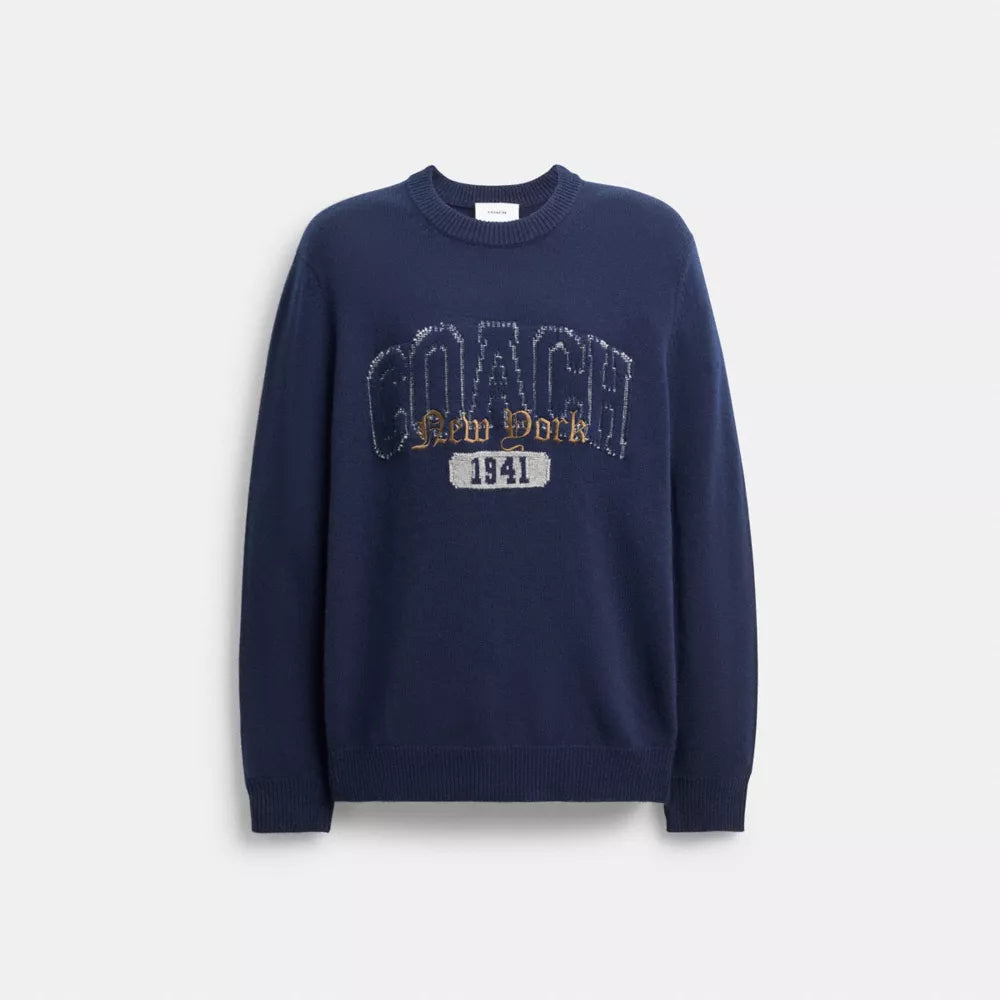 Twisted Heritage Sweater - Navy