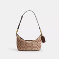 Demi Bag In Signature Jacquard - signature jacquard/B4/Khaki  Maple