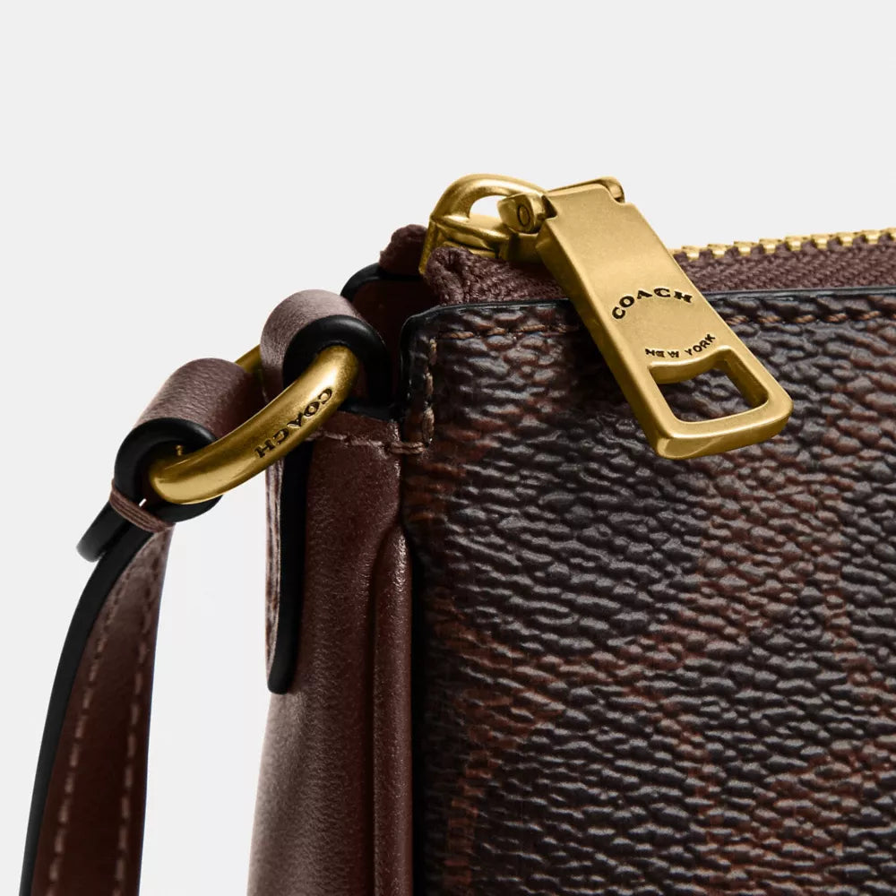 Plaza Bag In Signature Canvas - Coated Canvas/Brass/Maple