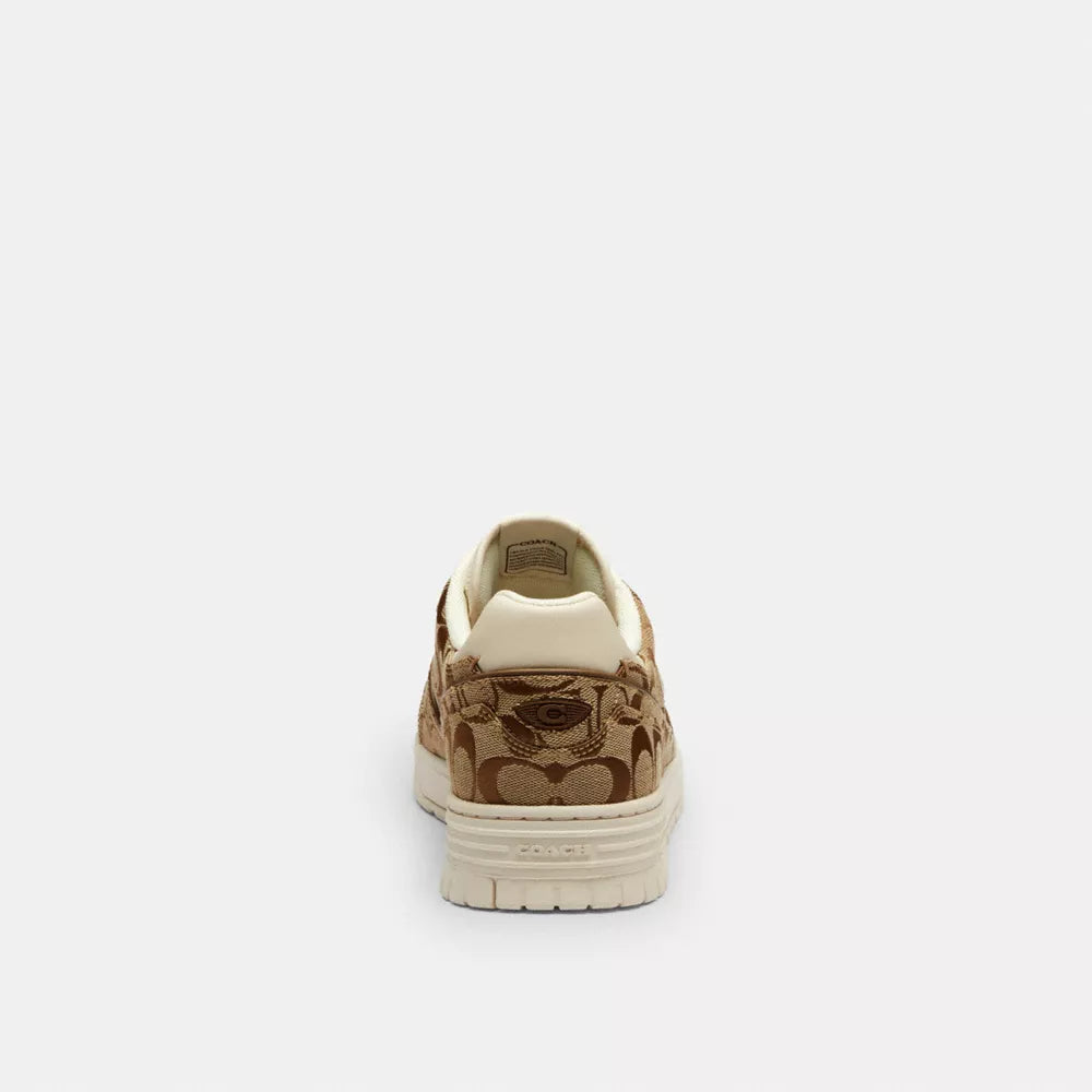 Soho Sneaker In Signature Sateen Jacquard - Chalk Multi