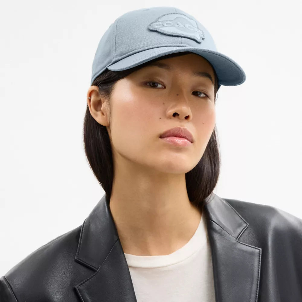 Soho Flat Brim Baseball Hat - Sea Mist