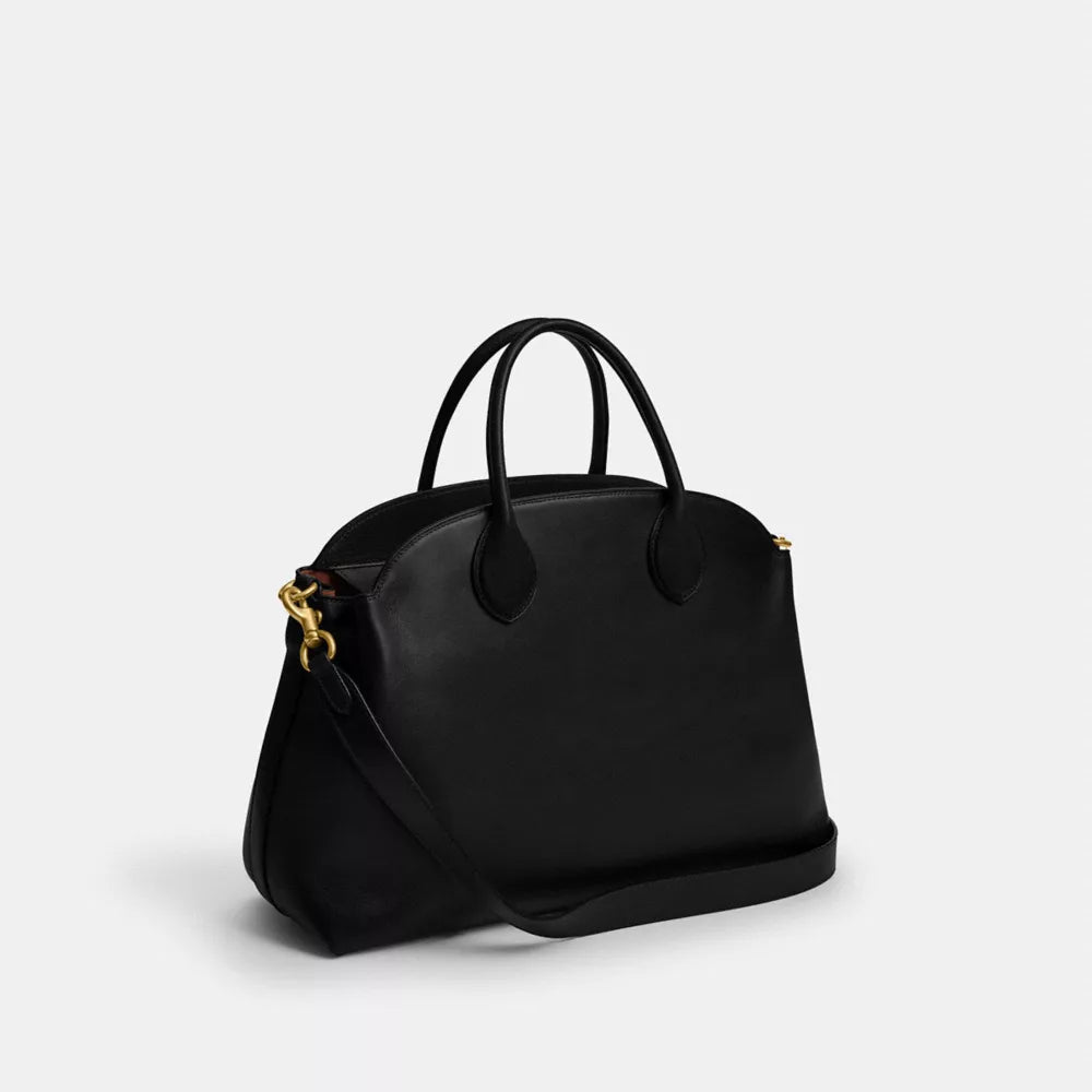 Soft Empire Carryall Bag 40 - Smooth Leather/Brass/Black