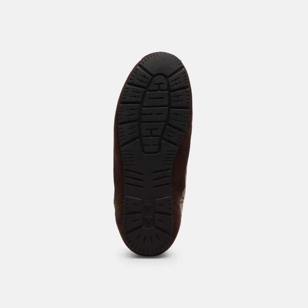 Soft Sneaker In Signature Jacquard - Maple/Oak