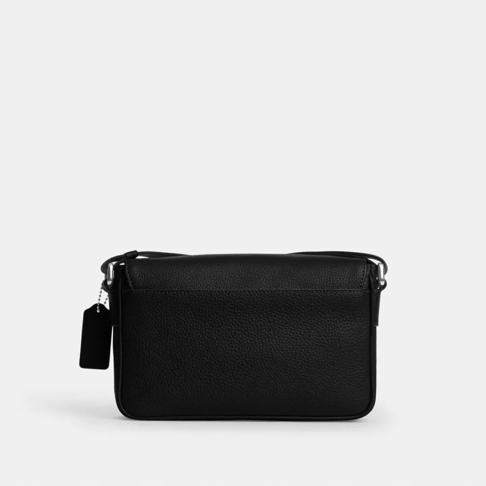 Jack Small Flap Crossbody Bag - Silver/BLACK