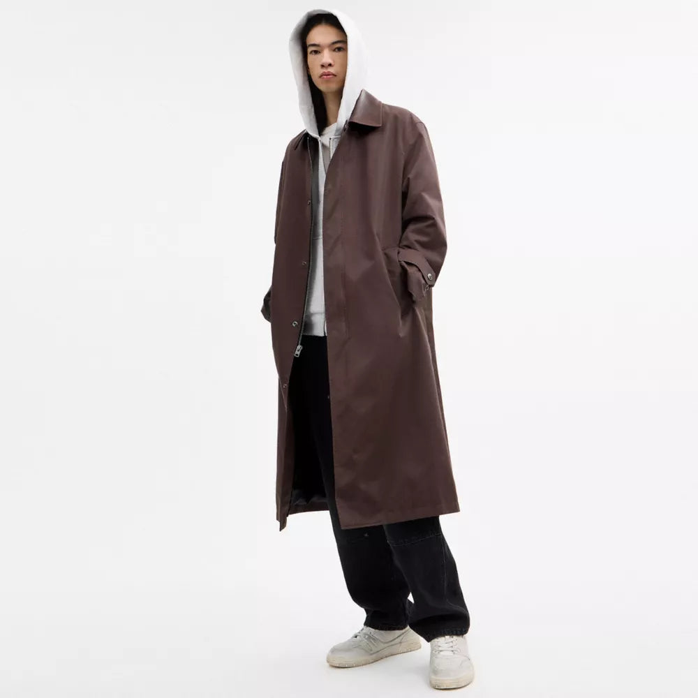 Twill Balmacaan - Dark Brown