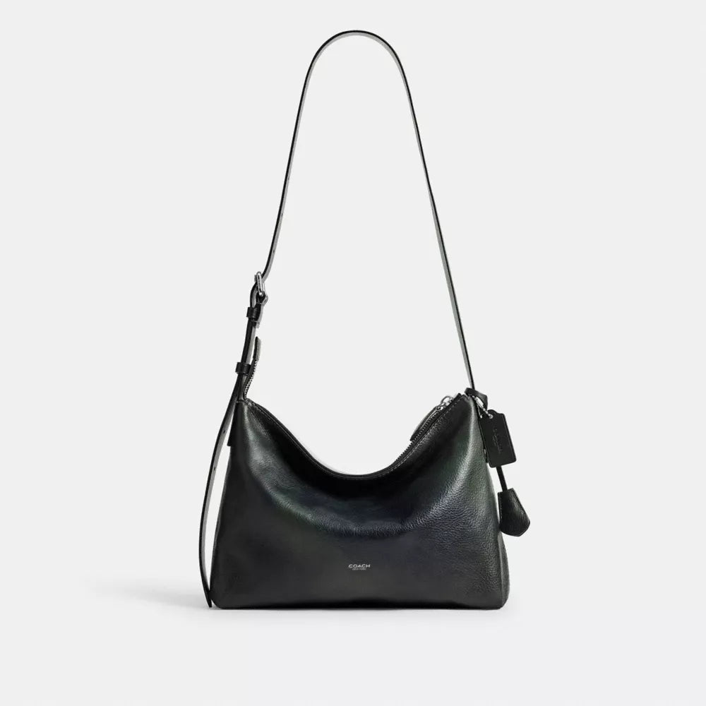Mott Messenger Bag 33 - Pebbled Leather/Navy/Green