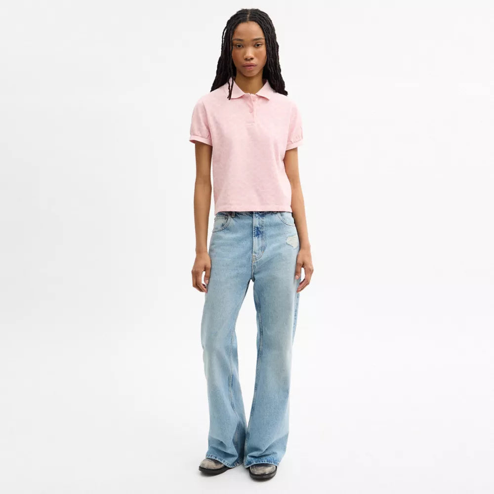 Signature Polo - Pink Signature