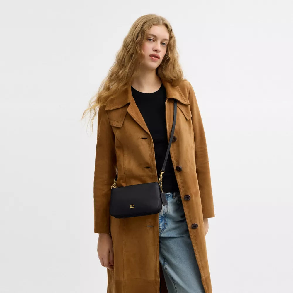Audrey Crossbody Bag - Brass/Black