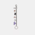 Motif Chain Bag Charm - Silver/Multi