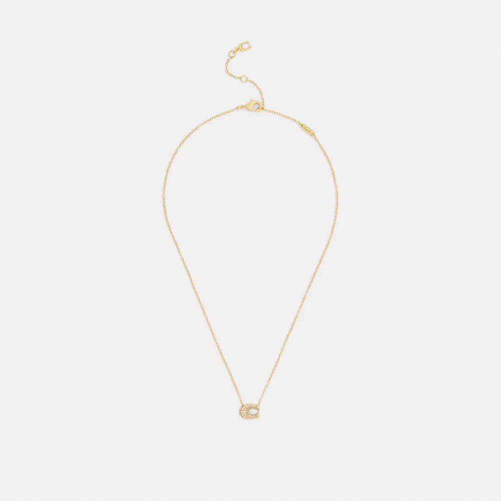 Pavﾨﾦ C Necklace - Gold