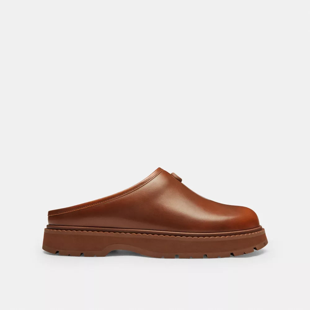 Sport Clog In Loved Leather - Loved Leather/Light Brown