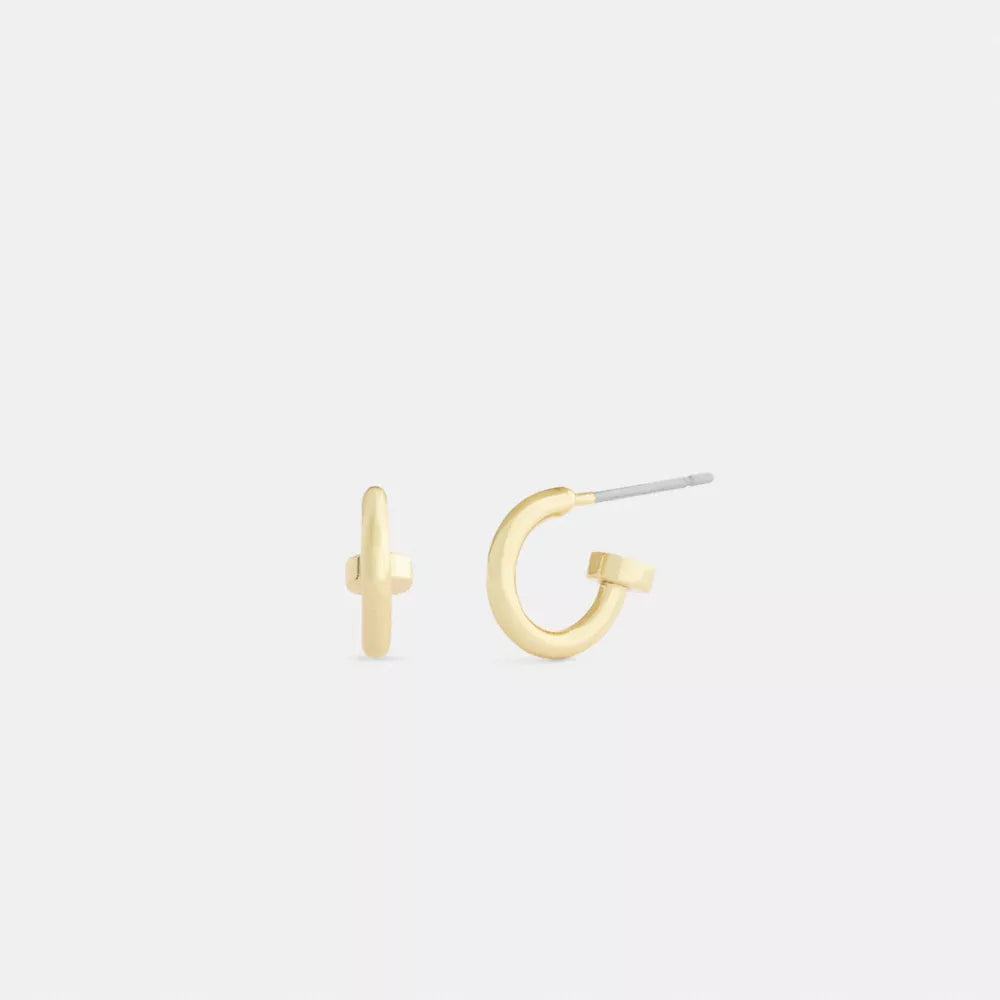 Mini Hoop Earrings - Gold