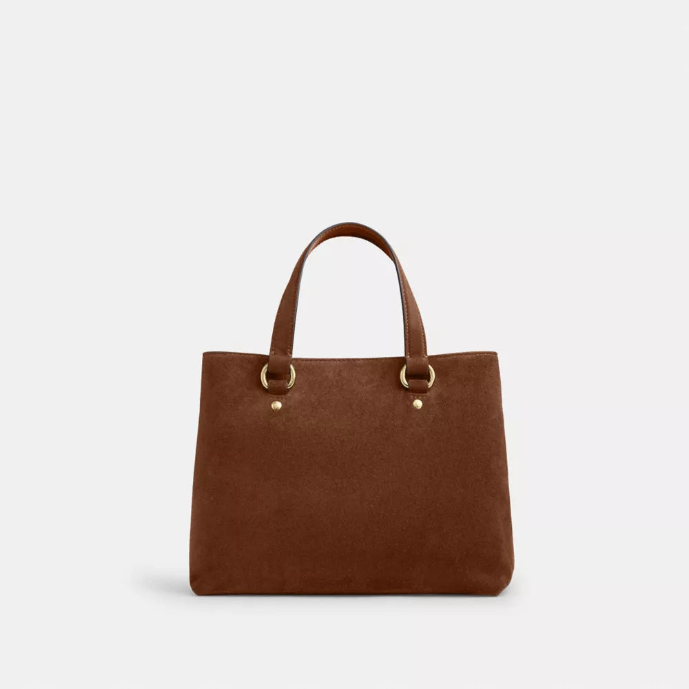 Station Carryall Bag - Suede/Gold/Warm Brown