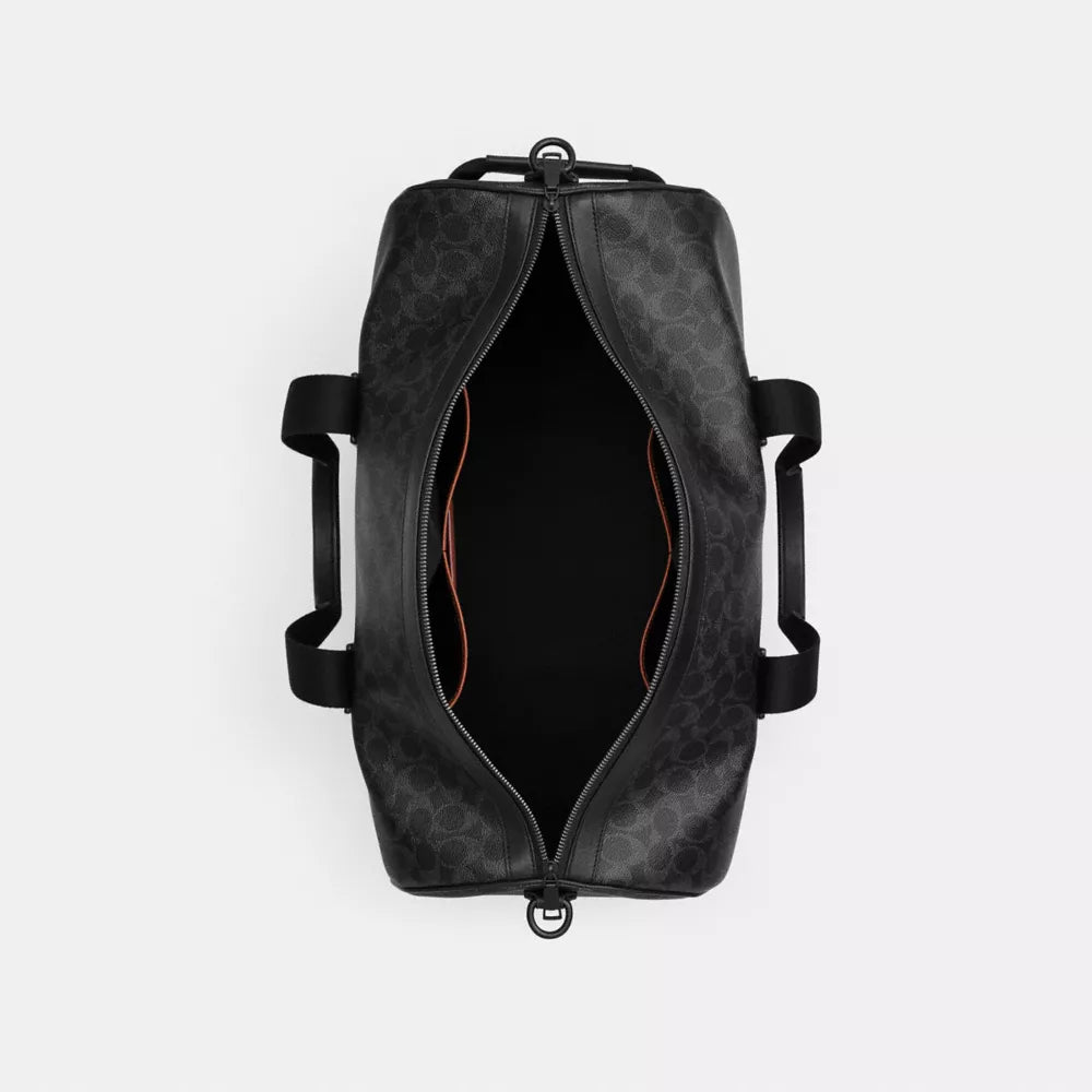 Explorer Duffle Bag 50 In Signature Canvas - Matte Black/Black Signature
