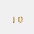 Pavﾨﾦ C Huggie Earrings - Gold