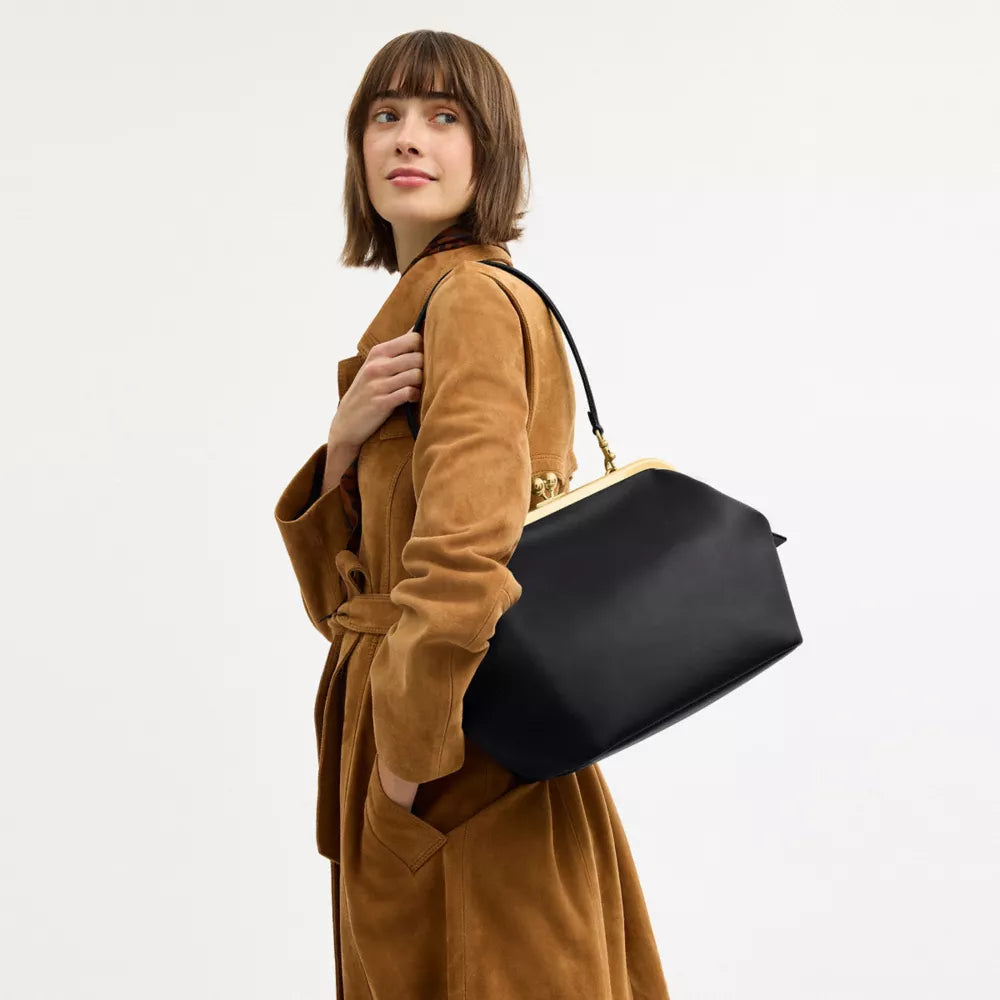 Kisslock Frame Bag 27 - Brass/Black