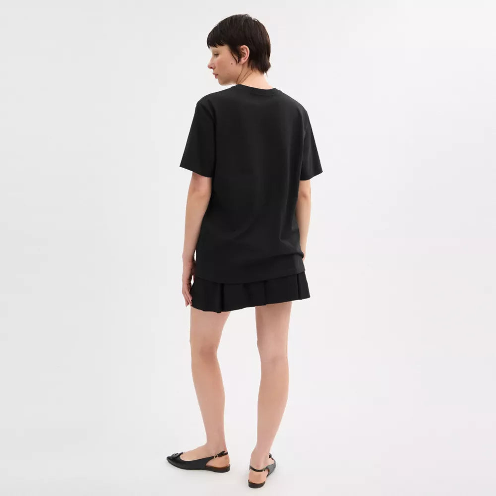 Coach T-Shirt In Organic Cotton - Black