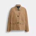 Suede Coat - Umber