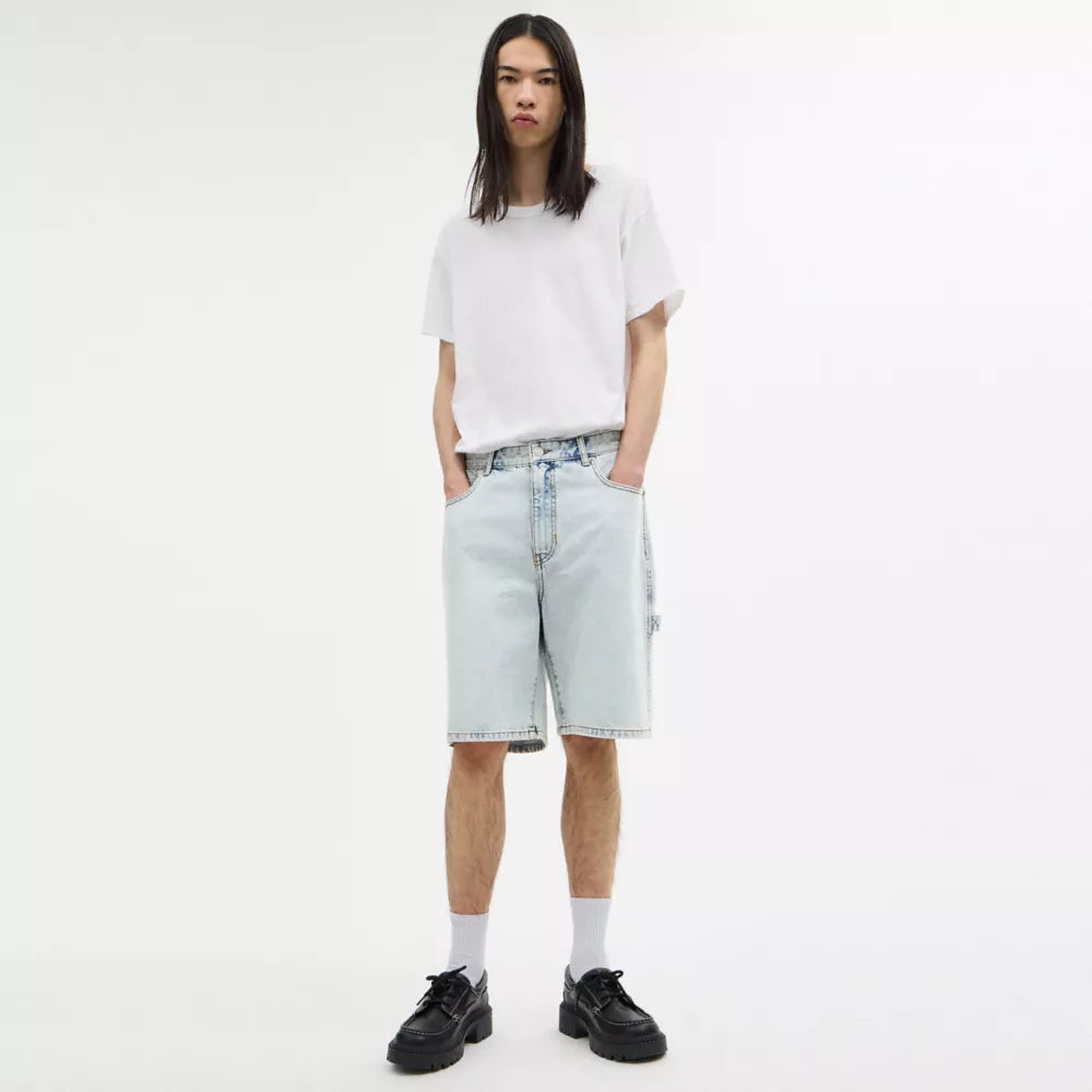 Signature Denim Shorts - East River Wash