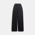 Loose Fit Jeans In Organic Cotton - Black