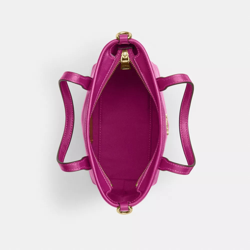 City Mini Tote Bag - Smooth Leather/Im/Magenta