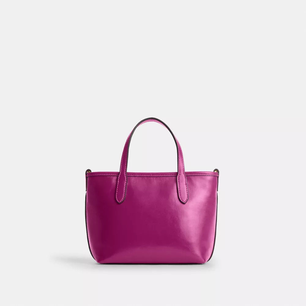 City Mini Tote Bag - Smooth Leather/Im/Magenta