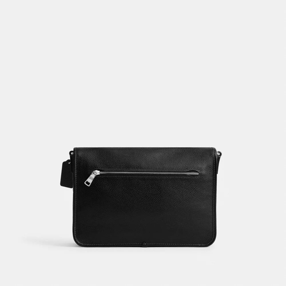 Colby Messenger Bag 32 - Silver/BLACK