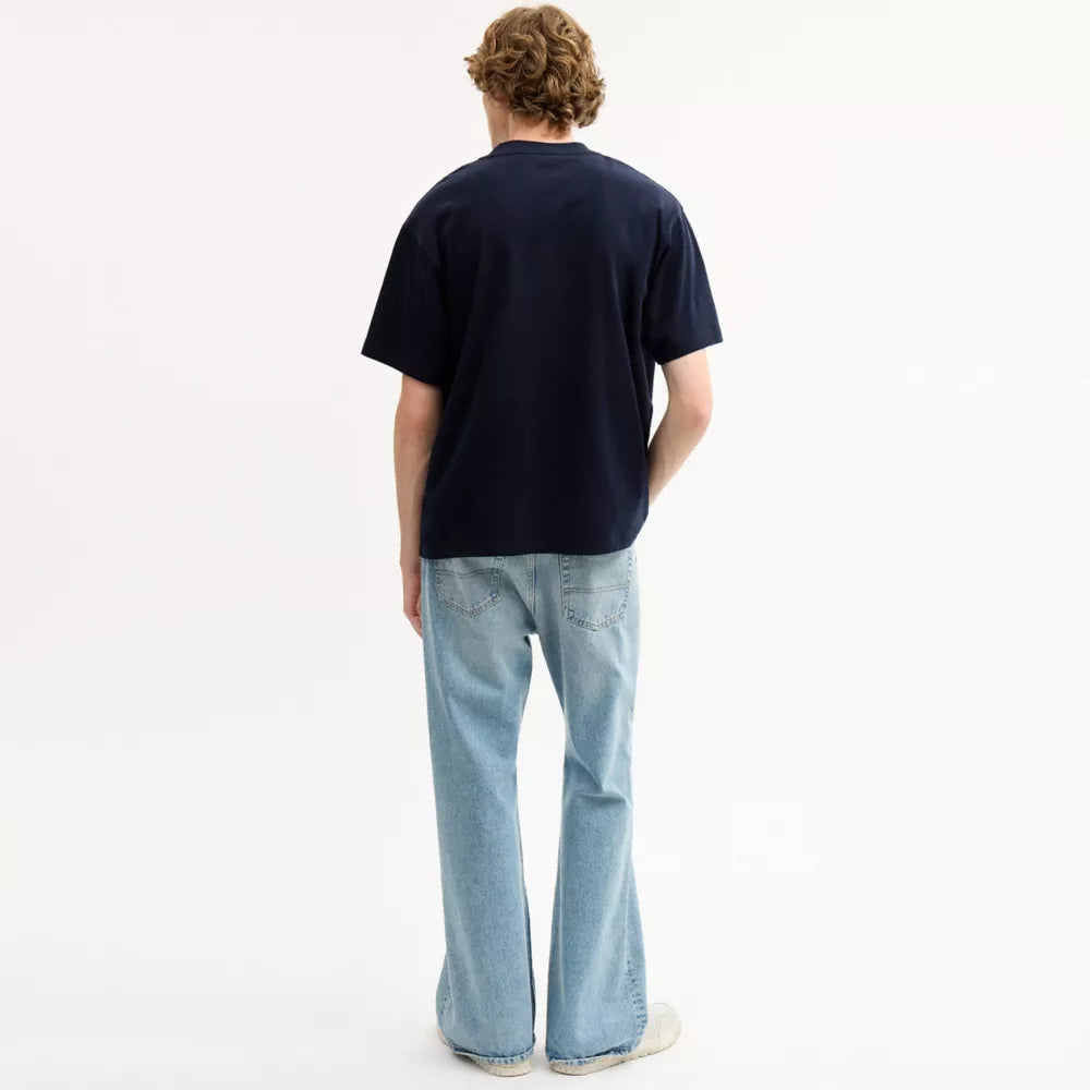 Rexy 10th Birthday Jungle Relaxed T-Shirt In Organic Cotton - Blue Multi