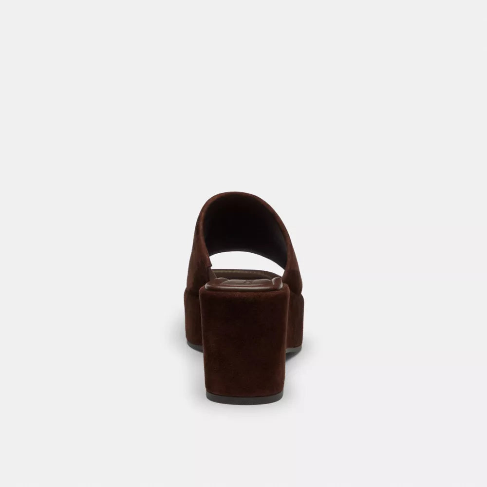 Phoebe Platform Sandal - Maple