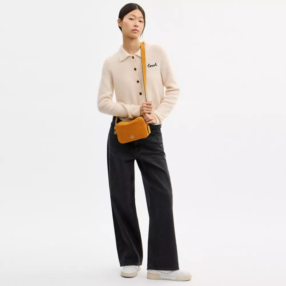 Mini Carey Crossbody Bag - Gold/Marigold