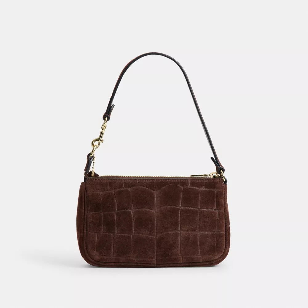 Nolita 19 - Embossed Crocodile/Gold/Maple