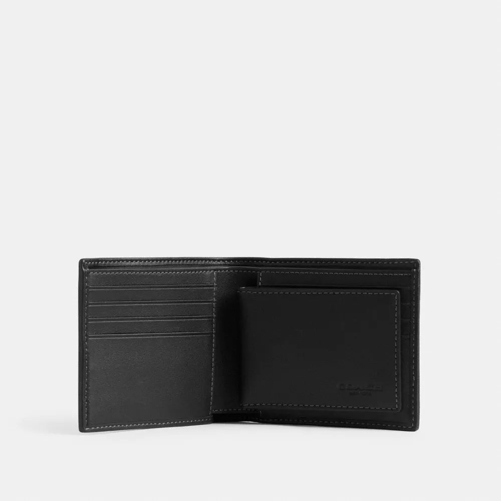 3-In-1 Wallet In Loved Signature Denim - Denim/Light Indigo