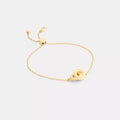 Interlock Slider Bracelet - Gold