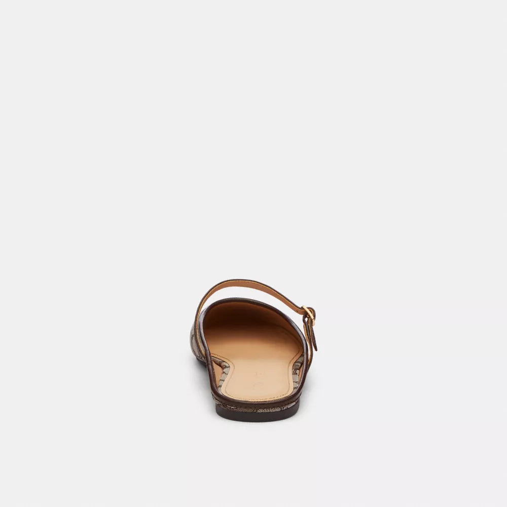 Ballet Mule In Signature Jacquard - Signature Jacquard/Oak/Maple