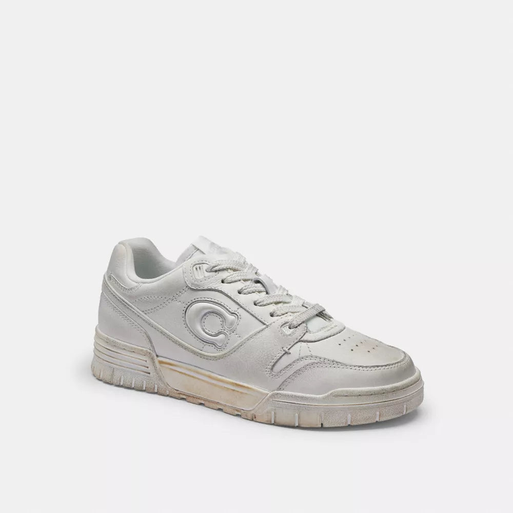 Soho Sneaker In Loved Leather - White