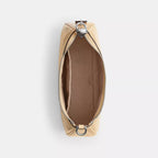 Teri Shoulder Bag With Bows - Silver/Light Sand