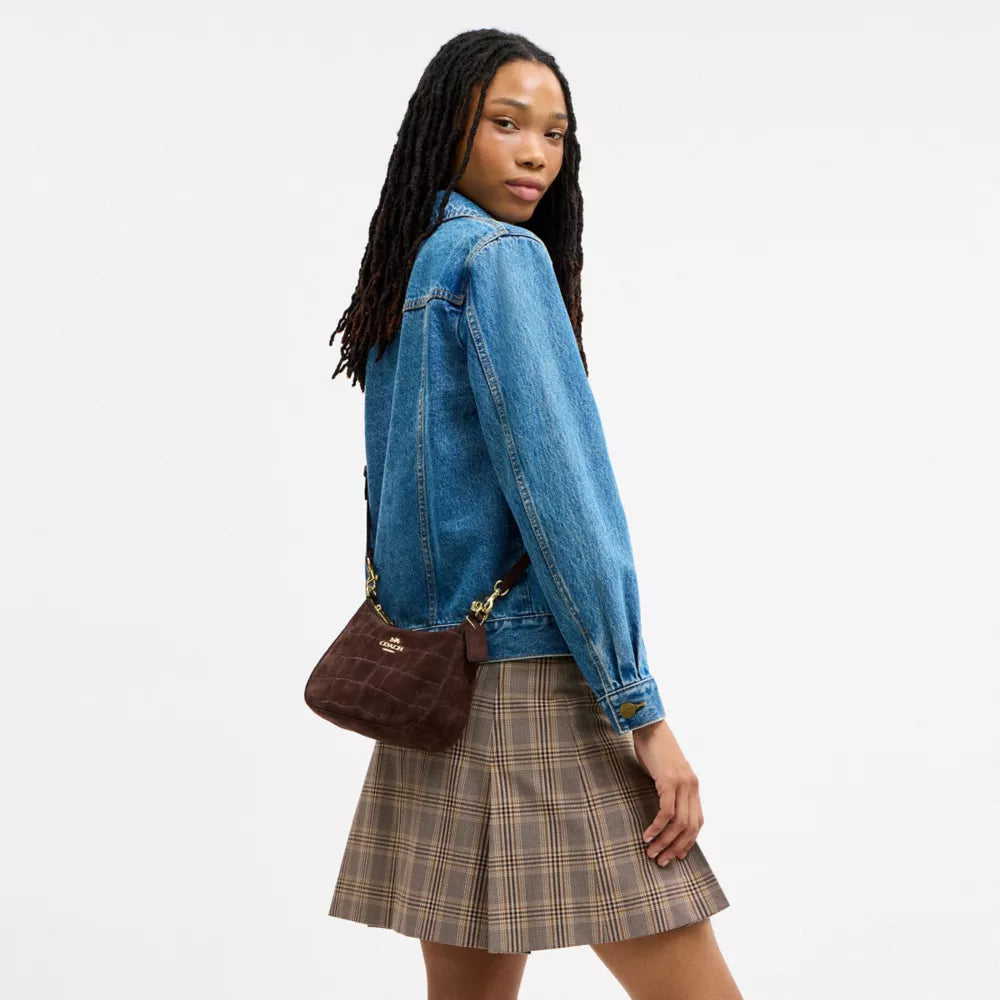 Soft Teri Shoulder Bag - Gold/Maple