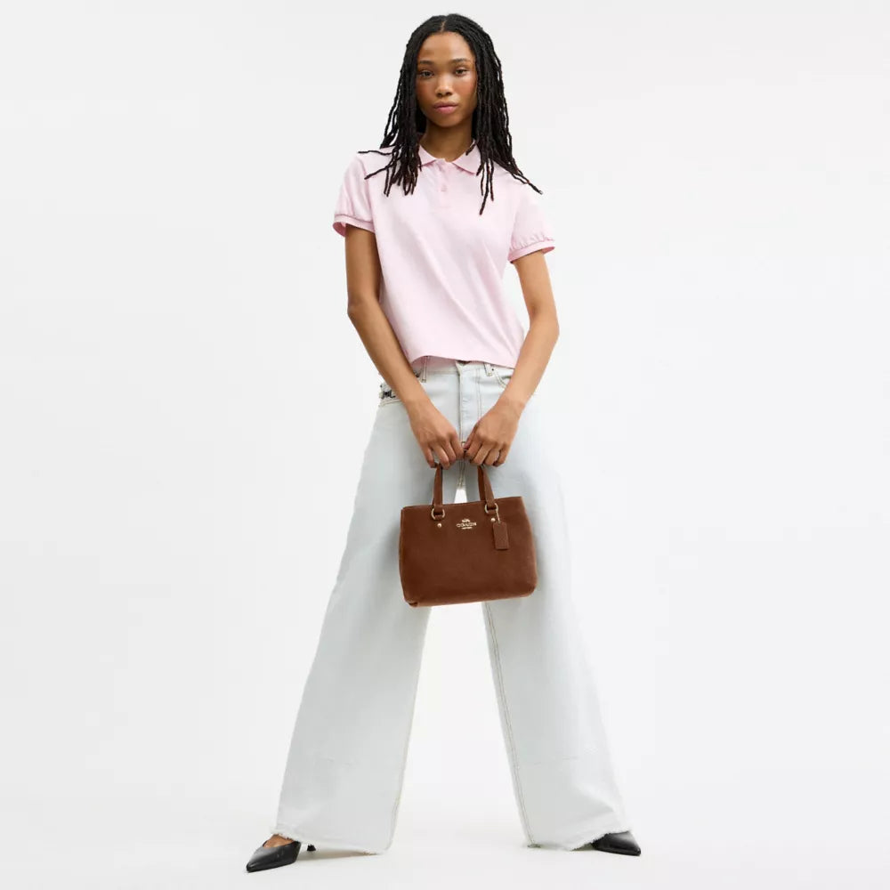 Station Carryall Bag - Suede/Gold/Warm Brown