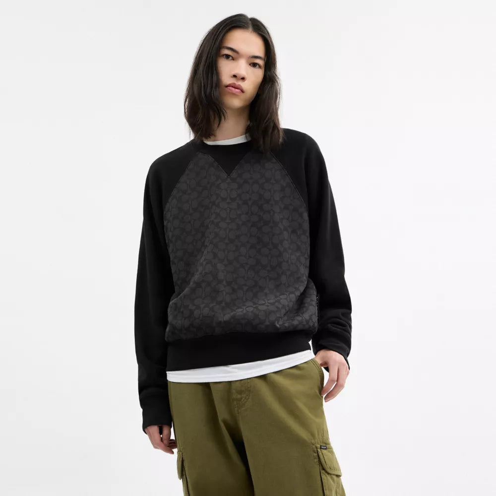 Signature Crewneck Sweatshirt - Charcoal Signature