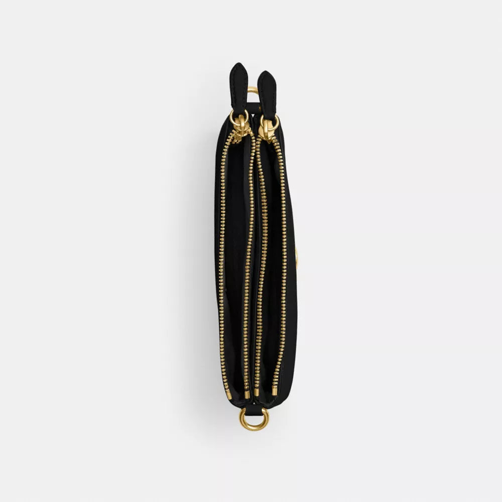 Audrey Crossbody Bag - Brass/Black