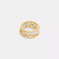Linked C Ring Set - Gold/Silver