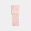 Coach Script Knit Muffler - Pink