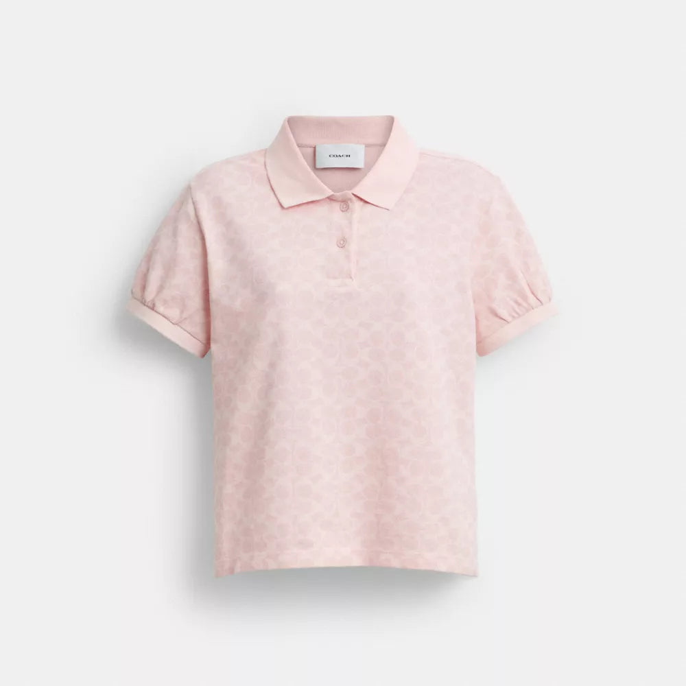 Signature Polo - Pink Signature