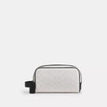 Small Travel Kit In Signature Canvas - Signature Canvas/Gunmetal/Chalk/Black