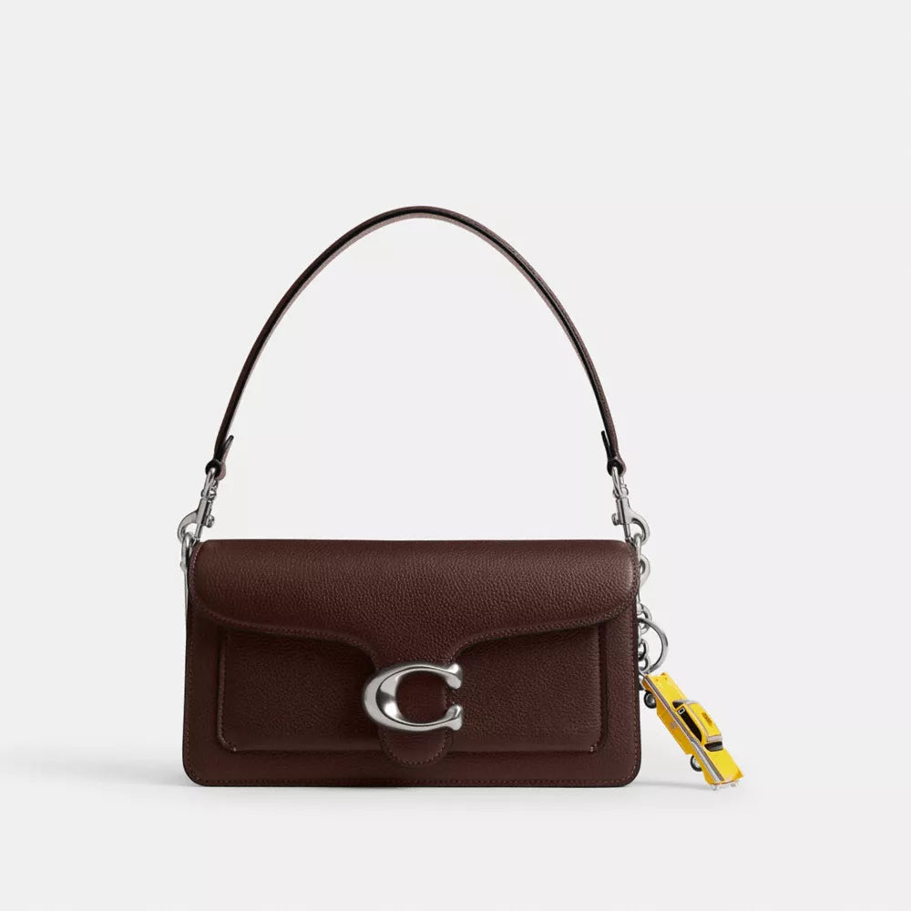 Small Taxi Bag Charm - Silver/Multi