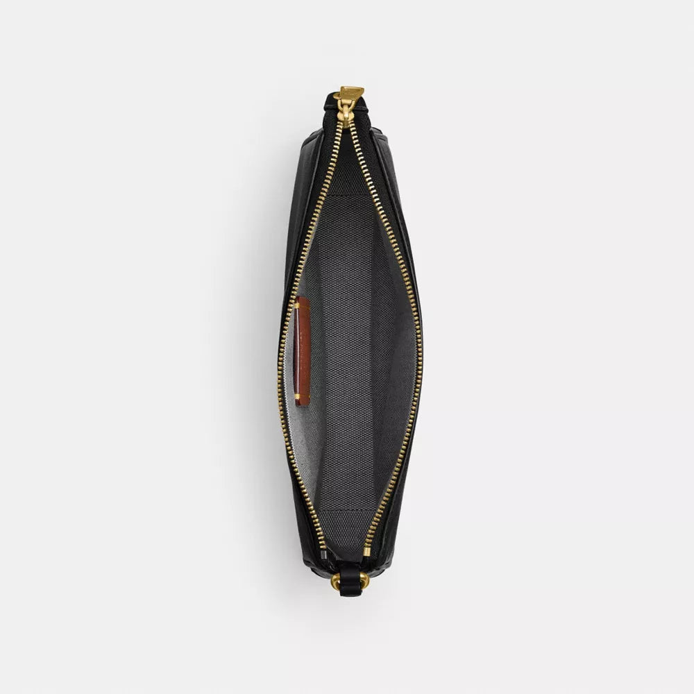 Plaza Bag - Smooth Leather/Brass/Black