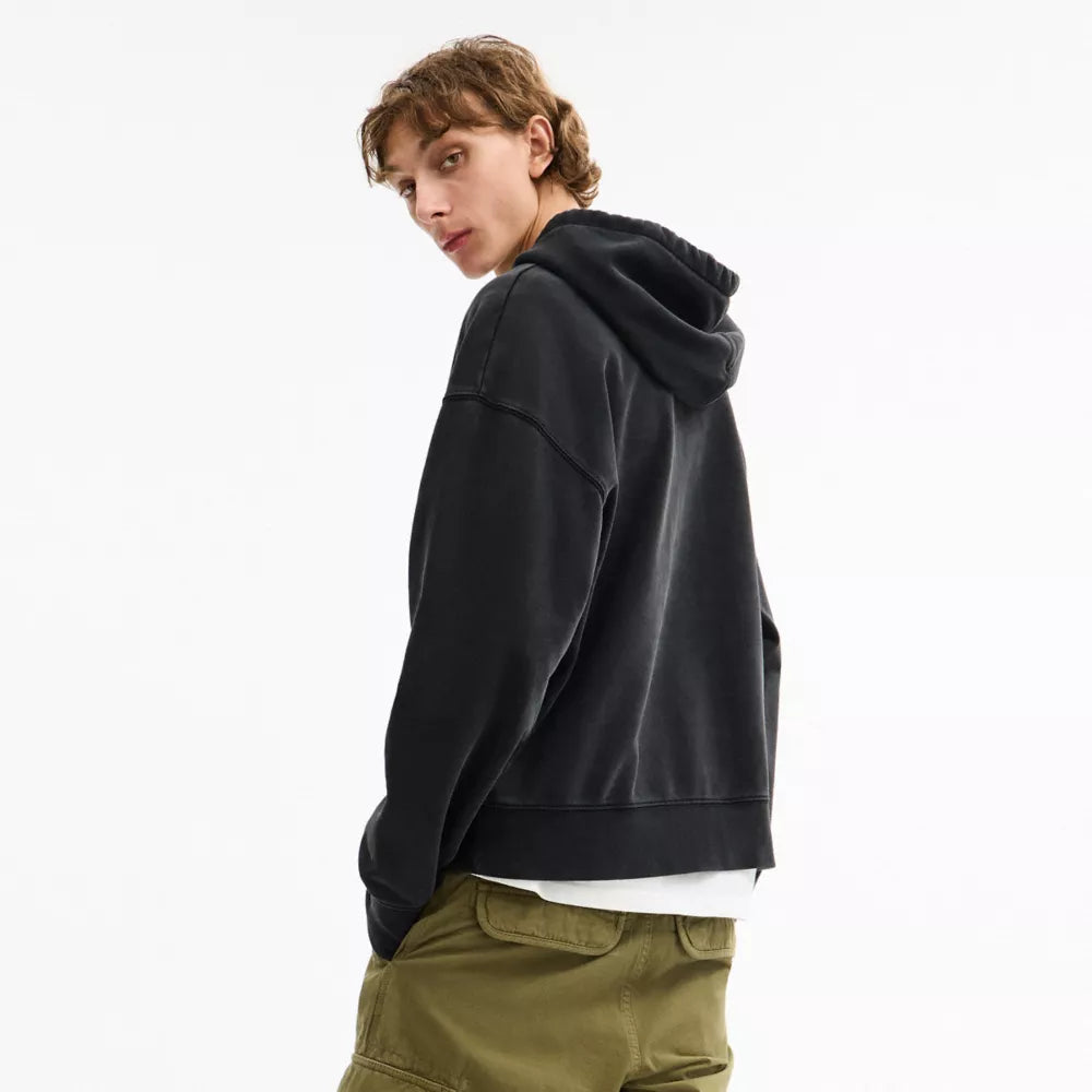 T-Rex Hoodie - Washed Black