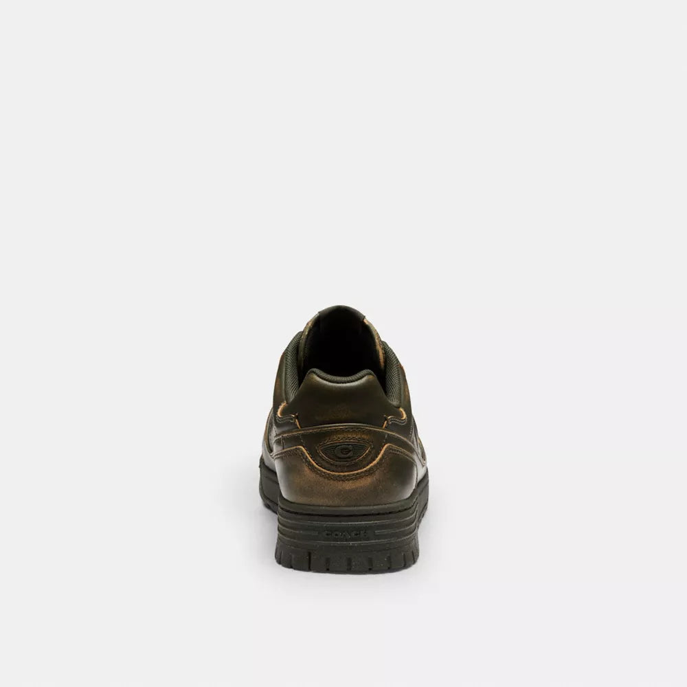 Soho Sneaker In Loved Leather - Loved Leather/Olive