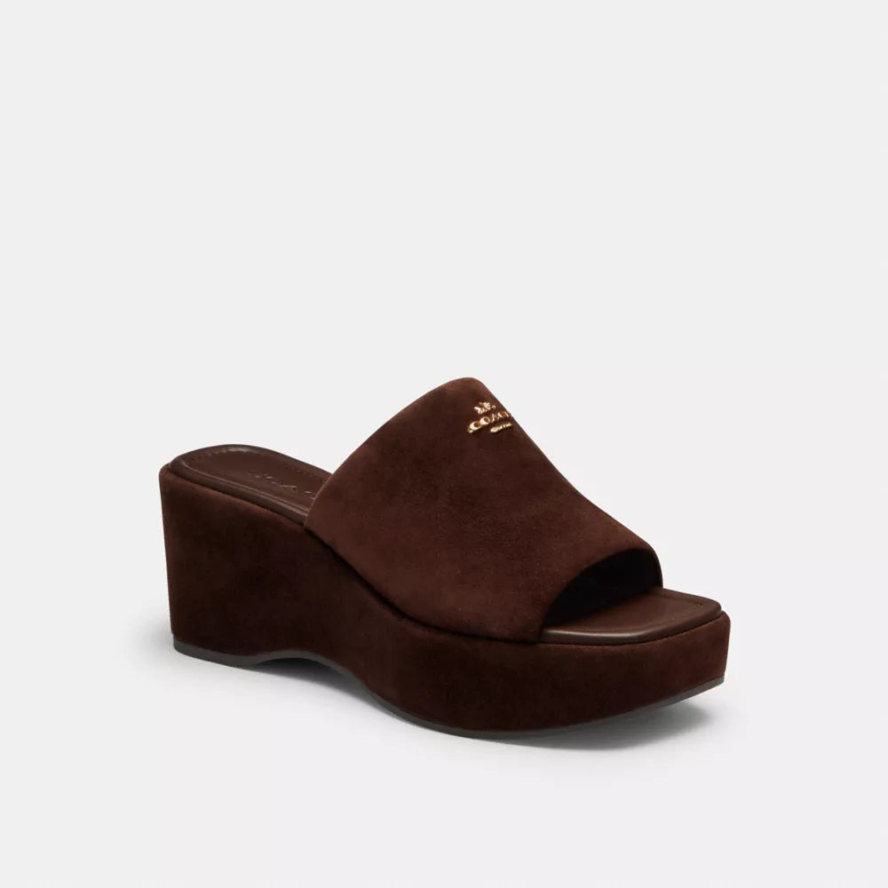 Phoebe Platform Sandal - Maple
