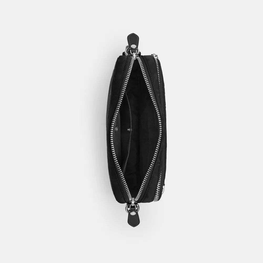 Dakota Crossbody Bag In Signature Nylon - Black
